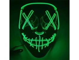 Halloween scarlet glitter máscara costurada boca sorriso rosto cosplay boate bar festa glitter preto v cruz olhos hhz