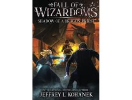 Livro Wizardoms Shadow of a Dragon Priest Fall of Wizardoms de Jeffrey L Kohanek (Inglês)