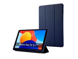 Capa TUMUNDOSMARTPHONE Flip Inteligente para Xiaomi Redmi Pad Se 8.7 Cor Azul