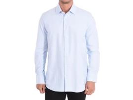 Camisa de Homem DANIEL HECHTER Longa Algodão Azul (41)