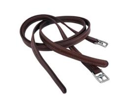 Estribos de Couro Reforçado Couro Castanho 138 Cmpessoa