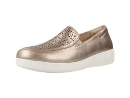Sapatos de Mulher STONEFLY Paseo Iv Laminated Pele Dourado (38)