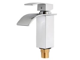 Torneira de Cozinha VONATES Prata Latão+Aço 60x165x175Mm