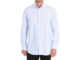 Camisa de Homem DANIEL HECHTER Longa Algodão Azul (43)