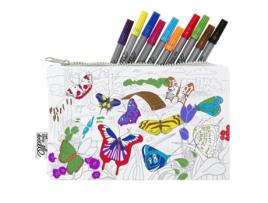 Conjunto para Colorir e Aprender para Crianças Borboleta EAT SLEEP DOODLE