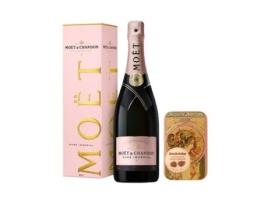 Pack São Valentim Moet & Chandon Rosé Folhas Amatller 30Gr. MOËT & CHANDON