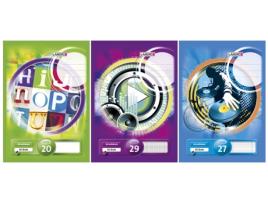 Bloco Escolar LANDRÉ Din A4 Régua 29 / Diamante