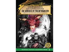 Livro Official Fighting Fantasy Colouring Book 1 The Warlock of Firetop Mountain de Ian Livingstone Steve Jackson (Inglês)