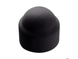 Tampa de Porca Hexagonal em Polietileno Preto Ral 9005 M8 Caixa de 200 Acton 856008 ACTONA