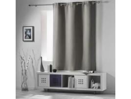 Cortina Blackout 140 X Alt.180 Cm Cinzento Liso EMINZA