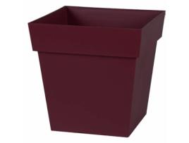 Vaso ECOLUX Toscana Plástico 22 L Vermelho Castanho-Avermelhado