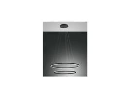 Lustre Pendente Giotto Led 65W Preto 3508-48-101 FABAS LUCE