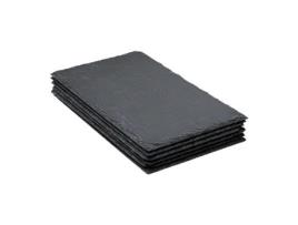 Conjunto de 6 placas de ardósia 18 x 30 cm SG SECRET DE GOURMET