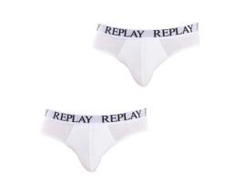 Slips de Homem REPLAY UNDERWEAR Branco (L)