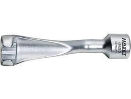 4550-2 Chave para tubo de injeção: Quadrado oco 1/2 polegada (12,5 mm) Perfil hexagonal externo duplo 19 mm HAZET