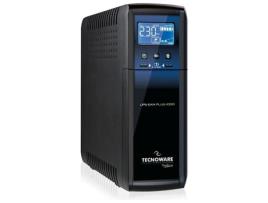 Ups Exa Plus 1000 Va com Avr Tela Lcd e 2 Portas Usb Saída de Onda Senoidal 8 Soquetes 4 Proteções de Blackout e 4 Filtros TECNOWARE