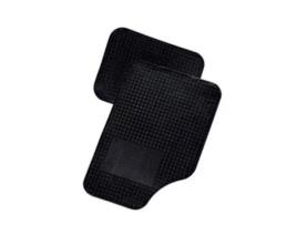 Conjunto de 4 Tapetes KRAWEHL Moscú (Preto - PVC - 64 x 47 x 1 cm)