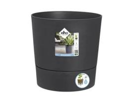 Floreira Elho Square Plástico Greensense Aqua Care Carvão Cinzento 29 5 X 29 5 X a 29 1 Cm 15 L ELHO GIVE ROOM TO NATURE