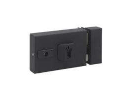 Carcaça de Fechadura Universal Distância de Fixação Ajustável Preto THIRARD