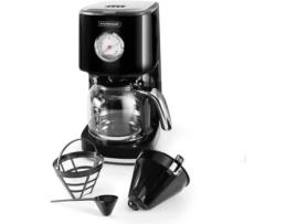 Cafeteira Estilo Retrô com Filtro de Nylon Reutilizável Retro Coffee Preto Kitchencook KITCHEN COOK
