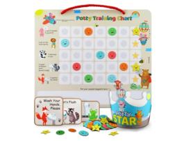 Tabela de Treino Do Penico para Meninos e Meninas Autocolantes de Treino Do Penico para Meninas e Meninos PUTSKA