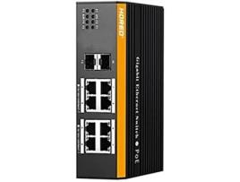 Switch Industrial Camada Gerenciada 2 8 Portas Gigabit Poe 2 Portas Gigabit Uplink Sfp LINK