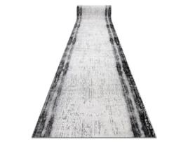 Passadeira DYWANY LUSZCZOW Moderno Tuls Antracite Cinzento (80x230cm)