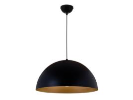 Suspensão Gaspar 1Xe27 Alt.Reg.Xd.40Cm Preto/Dourado FERRIMEX