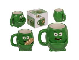 Caneca Monstro Verde FORA DO AZUL