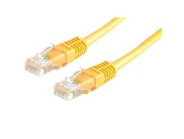 Cabo de Rede Utp Cat6 Amarelo 3M Valor 21.99.1552 Conectores Rj45 de Qualidade VALUE