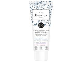 LES POULETTES PARIS Máscara Esfoliante de Argila Branca Orgânica 75 Ml
