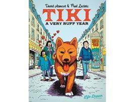 Livro Tiki A Very Ruff Year de David Azencot e Fred Leclerc (Inglês)