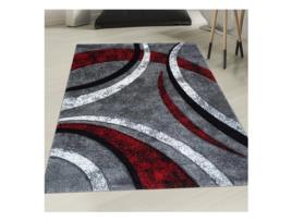Tapete DEZENCO (280 x 380 - Poliprolileno - Cinzento)