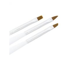Set zebra pinceis de gel 3 uni ENS