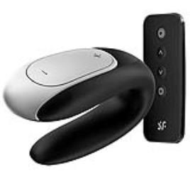 DOUBLE FUN PARTNER VIBRATOR - PRETO