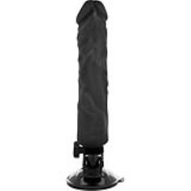 BASECOCK REALISTIC VIBRATOR REMOTE CONTROL PRETO 21 CM