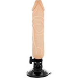 CARNE DE CONTROLE REMOTO VIBRADOR REALÍSTICO BASECOCK 20 CM