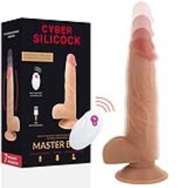 Dildo Realista Cyber Silicock Master Ben C/ Controlo Remoto