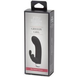 FIFTY SHADES OF GREY MINI VIBRADOR CON RABBIT GREEDY GIRL