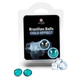 Lubrificante Bolas Brasileiras Efeito Frio 2 Unidades