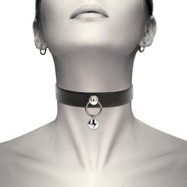 COQUETTE COLLAR CUERO VEGANO ACCESORIO WOMAN CASCABEL