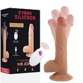 Dildo Realista Cyber Silicock Mr John C/ Controlo Remoto