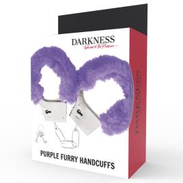 DARKNESS  PLEASURE FURRY HANDCUFFS PURPLE