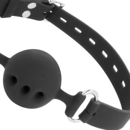 BALL SILICONE GAG BLACK