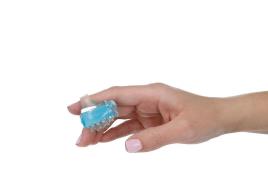 ESTIMULADOR DE DEDO AZUL DE AMOR CASUAL