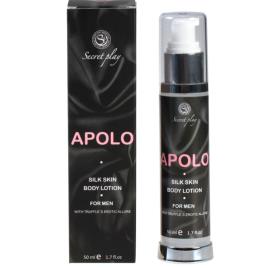 LOÇÃO DE PELE DE SEDA SECRETPLAY APOLO PARA HOMENS 50 ML