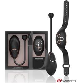 ANNE S DESIRE HUEVO CONTROL REMOTO TECNOLOGÍA WATCHME NEGRO / GOLD