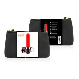 LUXE RECARREGÁVEL VIBRATÓRIO BATOM COQUETTE PRETO / OURO
