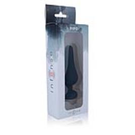 PLUGUE ANAL INTENSO PIPO L SILICONE PRETO 13 CM