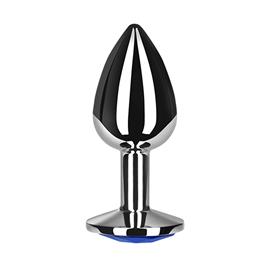Plug Secretplay Anal Aluminio Azul 7,5CM